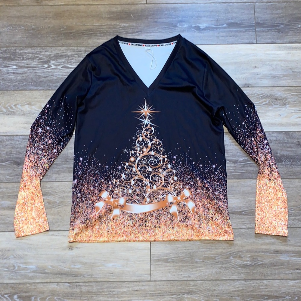 Christmas Merry and Bright Long sleeve Shirt